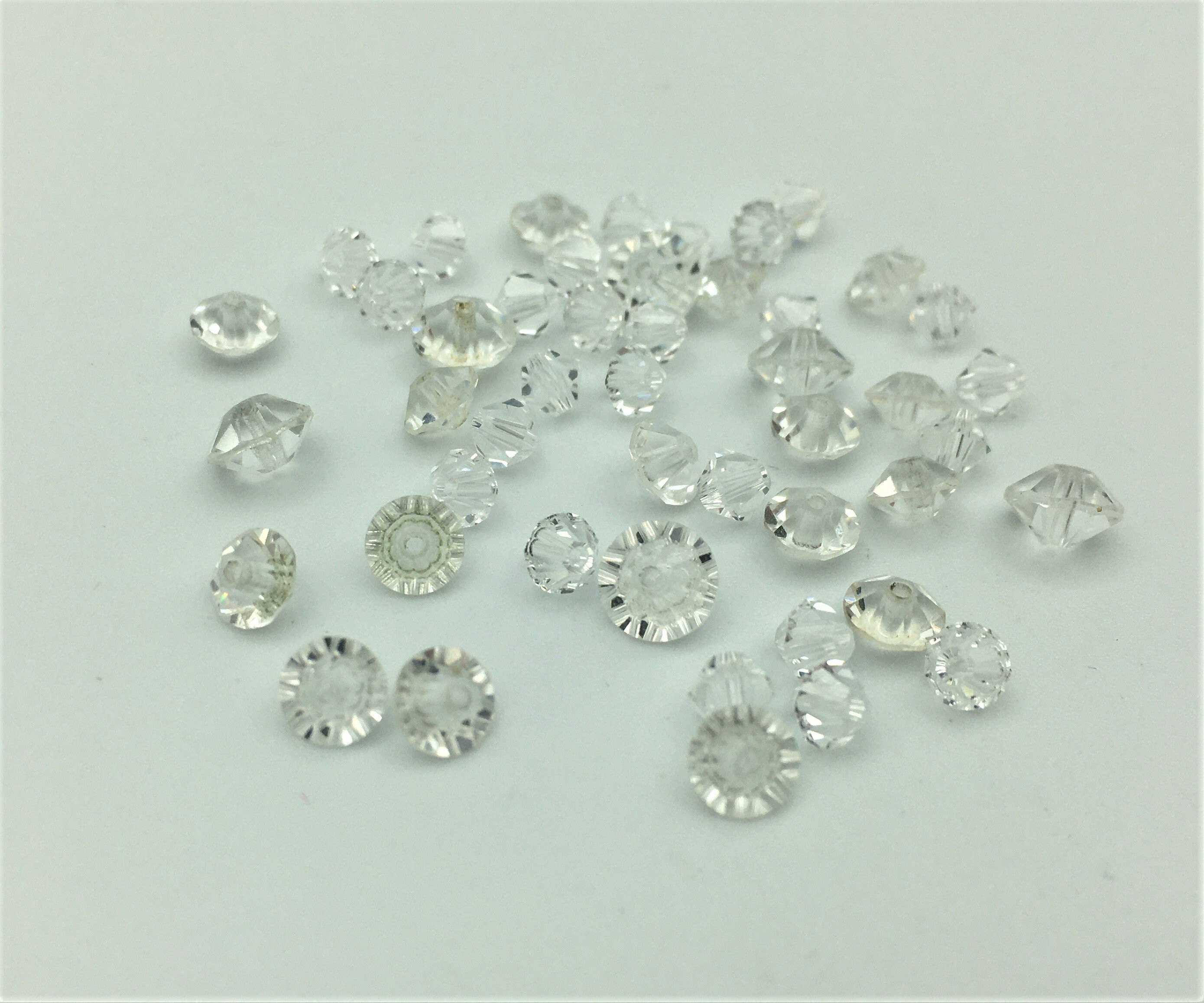 Swarovski Kristall Perlen 46 keine Secondhand klar Swarovski | Etsy