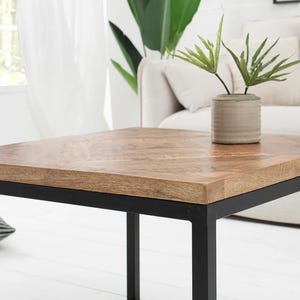 コーヒーテーブル 60 cm ウォールナット材 ナチュラル ハンドメイド コーヒーテーブル、リビングルームテーブル