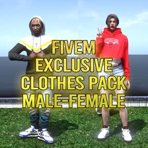 Pack de ropa exclusiva Fivem / Hombre-Mujer / Optimizado / Alta calidad /