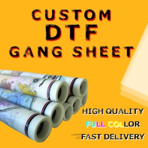 DTF Gang Sheet, Custom DTF Transfers, Direct To Film, Gang Sheet, Dtf Roll, Dtf Prints, Custom Heat Transfer, Ready To Press, Digital Prints