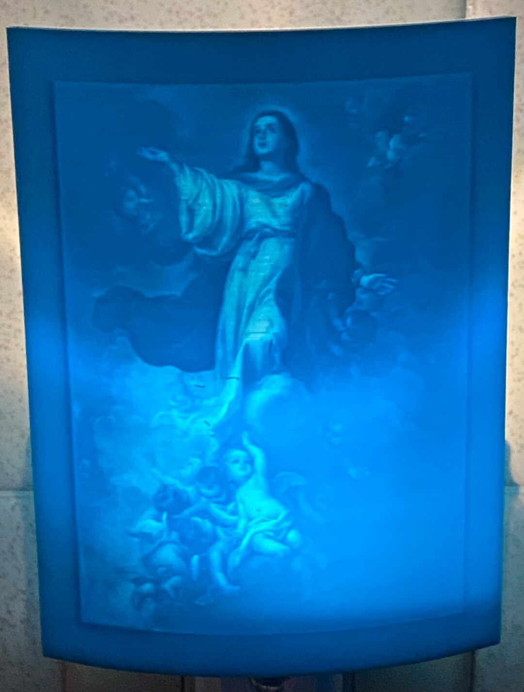 Madonna In Blue Nightlight By Catholic Company