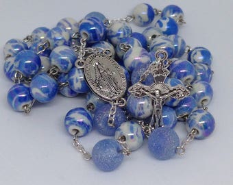 Rosary, Blue and White