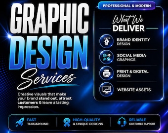 Graphic Design Services | Custom Branding, Social Media Design, Print & Digital Graphics, Professional Creative Design Service