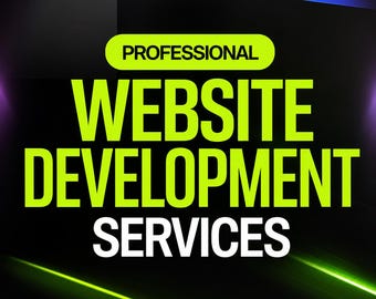 Professional Website Development Service | Custom Business Website Design, WordPress Developer, Responsive Web Development, E-Commerce Site