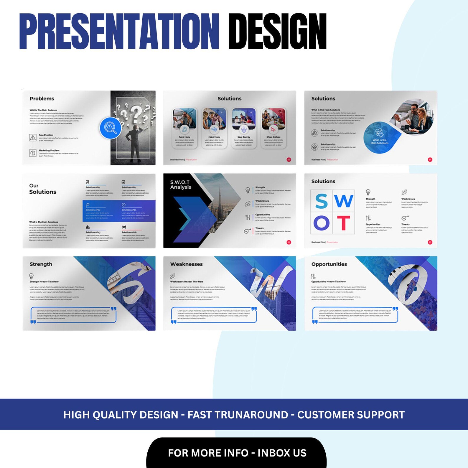 Professional Presentation Design Services | Branded PPT Slides | Pitch ...