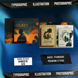 Professional book cover design service banner promoting custom book and ebook cover designs for authors and self-publishers. Modern typographic, illustration, and photographic book cover styles suitable for Kindle, Amazon KDP, and paperback publishing with high-quality design and professional layout.