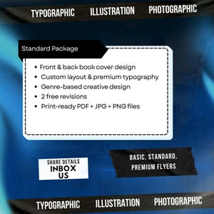 Professional book cover design service banner promoting custom book and ebook cover designs for authors and self-publishers. Modern typographic, illustration, and photographic book cover styles suitable for Kindle, Amazon KDP, and paperback publishing with high-quality design and professional layout.