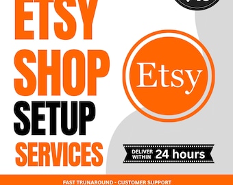 Etsy Shop Setup Service | Complete Store Design & Optimization | Branding, SEO, Banner And Listings Setup | Professional Seller Account