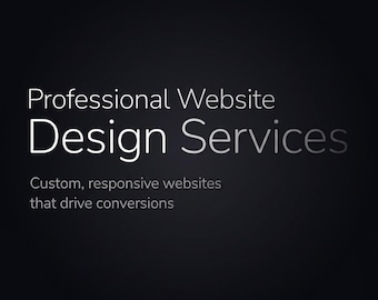 Professional Website Design Service | Custom Responsive Business Website, Web Development, Website Redesign & Conversion Focused Design