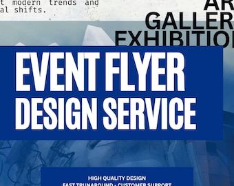 Event Flyer Design Service | Custom Party Flyer, Concert Poster, Business Event Flyer, Promotional Marketing Design