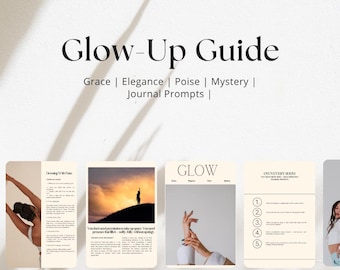 Glow-Up Journal: Feminine Energy & Self-Care Guide (PDF Download)