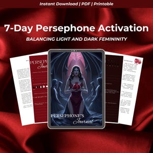Persefones aktiveringsjournal: Skuggarbete och chakrabalansering (PDF-nedladdning)