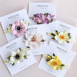 Felt Flower Crown, Baby Flower Headband, Flower Accessories, Flower Headband,Headband for Children, Felt Flowers, Felt Headband