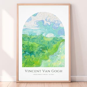 Van Gogh Wheat Field Print: Vintage Floral Impressionism (A4 PDF Download