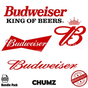 Paquete SVG de Budweiser, archivo de corte Cricut, SVG digital de Budweiser, SVG de cerveza Budweiser, SVG de Beer Me, SVG de corona de Budweiser, paquete SVG