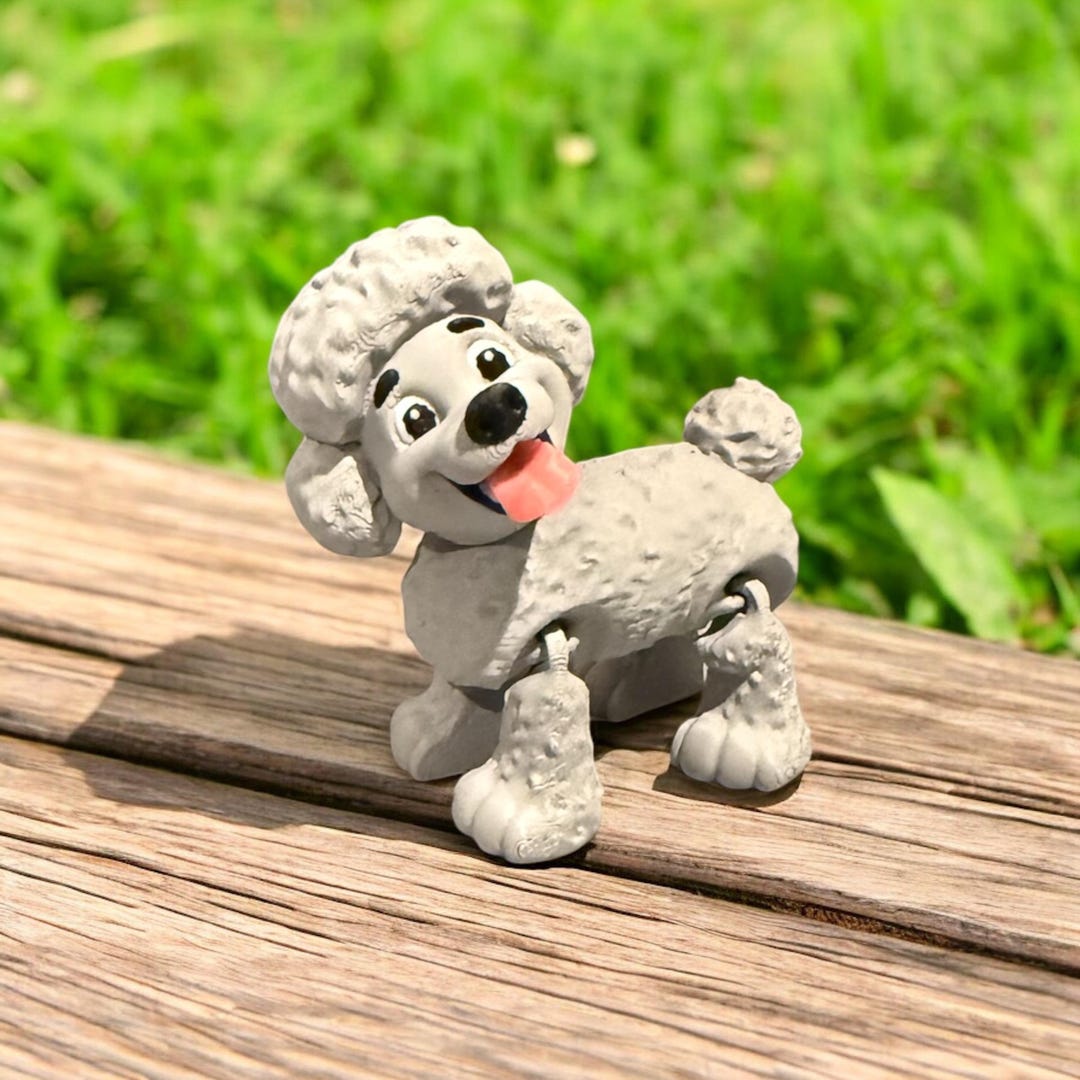 3D Printed Wiggle Poodle: Articulated Fidget Toy - Etsy
