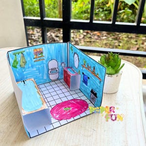 Dollhouse bathroom - Etsy 日本