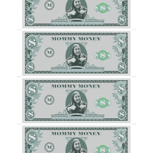 Customizable Reward Money (Bucks, cash, dollars) to help incentivize your kids to do chores to learn good behaviors