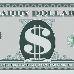 Daddy Dollars to help incentivize and reward your kids to do chores to learn good behaviors