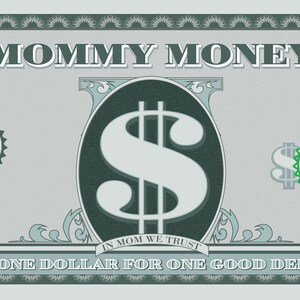 Mommy Money to help incentivize and reward your kids to do chores to learn good behaviors