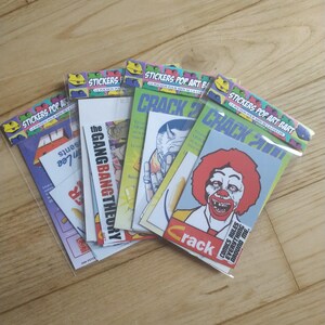 Pop Art Bart – Tüten mit 6 Aufklebern, LETZTER VERFÜGBAR!