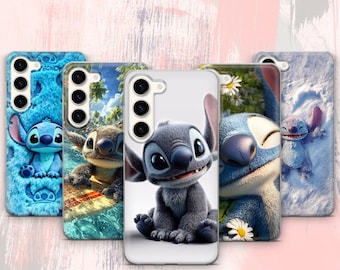 Stitch Handyhülle Lilo und Stitch für Samsung Galaxy S26 Ultra S25 FE S24 Plus S23 S22 S21 S20, A17 A26 A37 A57