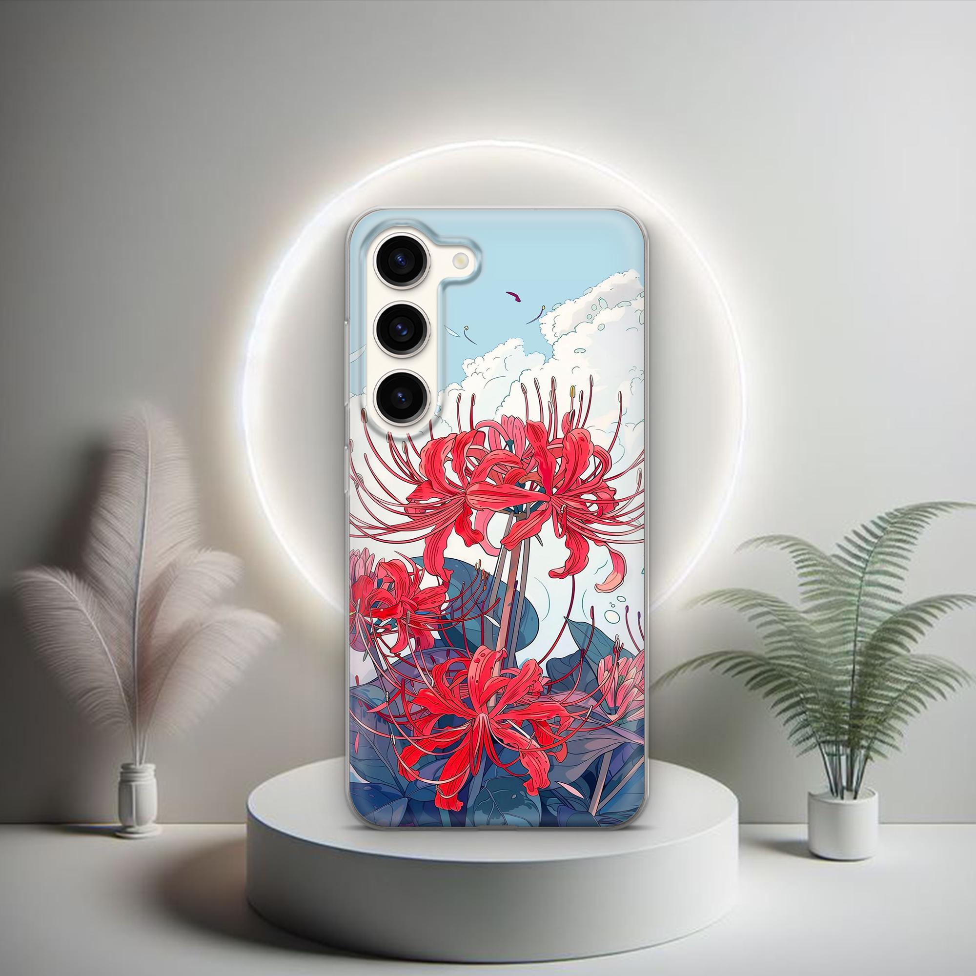 Spider Lily Phone Case Exotic Flowers Phone Case for Samsung