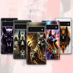 Anubis Phone Case: Ancient Egyptian Design, Google Pixel & Samsung Galaxy