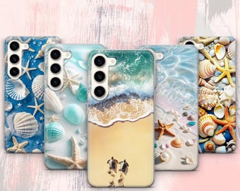 Seashell Telefoonhoesje Beach Vibes Case Voor Samsung Galaxy S26 Ultra S25 FE S24 Plus S23 S22 S21 S20, A17 A26 A37 A57