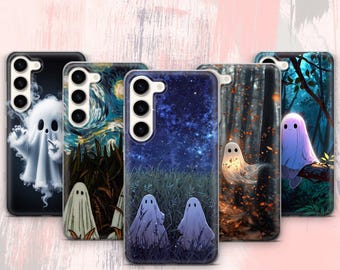 Spooky Halloween Phone Case Ghost Case For Samsung Galaxy S26 Ultra S25 FE S24 Plus S23 S22 S21 S20, A17 A26 A37 A57