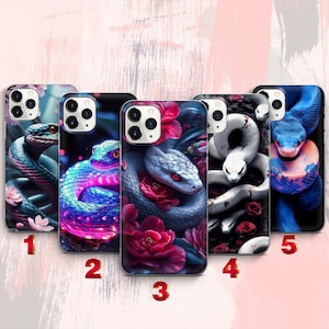 Snake Phone Case Snake Viper iPhone 17 ProMax 16 E 15 Pro 14 13 Mini 12 11 X Cases, Pixel 10 ProXL 9 Pro 8 7 Cases