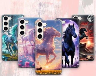 Fairy Horse Phone Case Beautiful Horse Case For Samsung Galaxy S26 Ultra S25 FE S24 Plus S23 S22 S21 S20, A17 A26 A37 A57