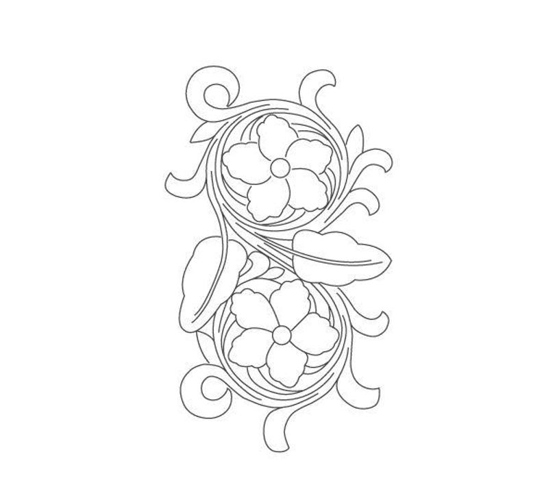 Genuine Leather Tooling Design Digital File | Instant Download ...