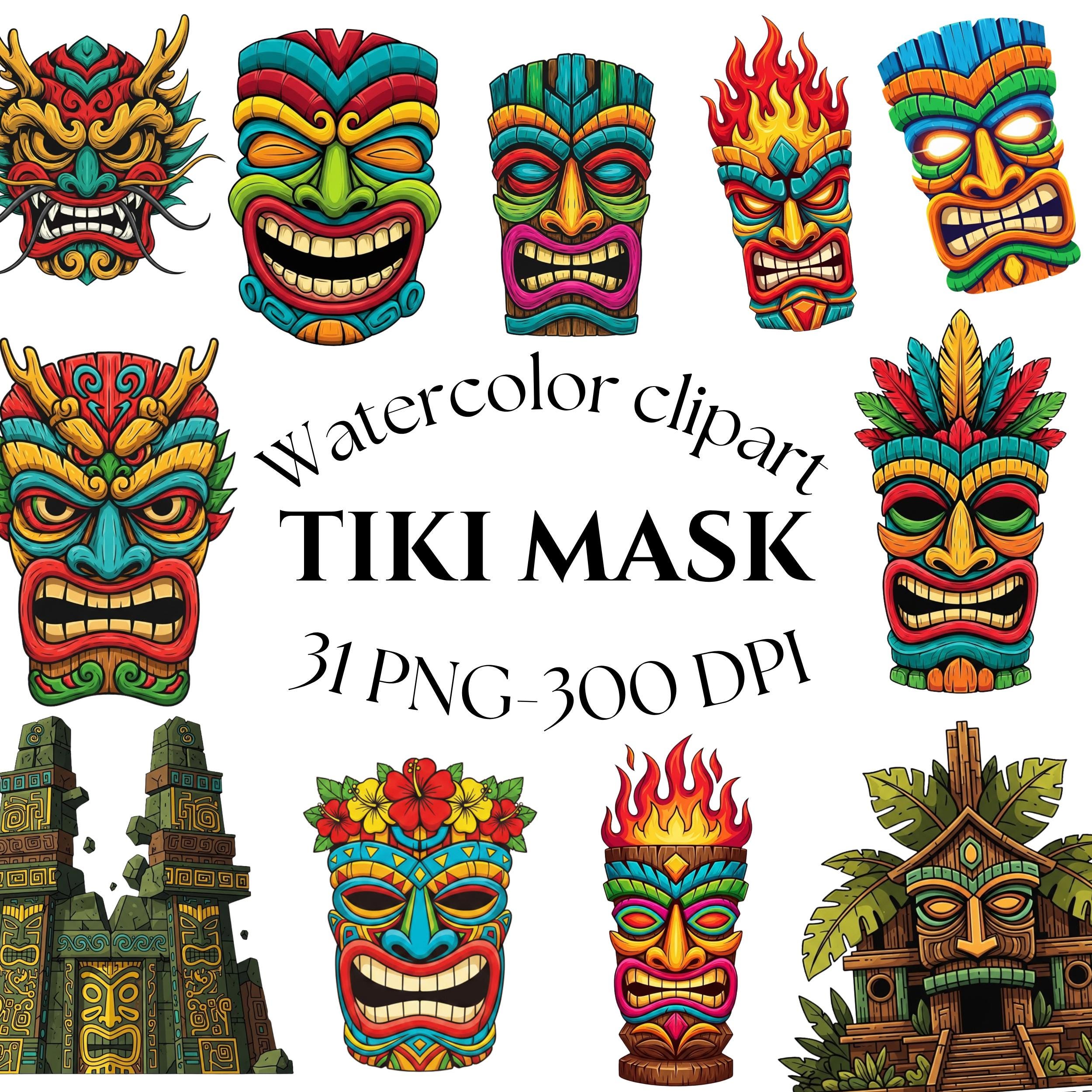 Tiki mask - Etsy 日本