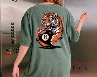 Lucky Leopard Tee Comfort Colors® Traditional Tattoo Crop T 8 Ball Boxy Shirt Yallternative Grunge Streetwear Vintage Western Lucky Me Shirt