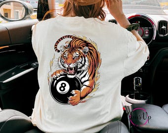 Lucky Leopard Tee Comfort Colors® Traditional Tattoo Crop T 8 Ball Boxy Shirt Yallternative Grunge Streetwear Vintage Western Lucky Me Shirt