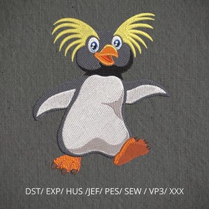 Machine Embroidery Design. Digitized Penguin Embroidery. Embroidery Baby Clothes. Embroidery Pattern. Instant Download