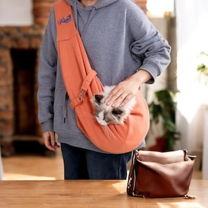 Bolsa bandolera portátil para mascotas: ideal para viajes al aire libre y uso diario
