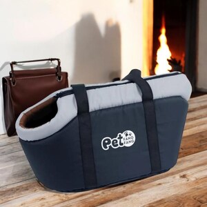 Soft-Sided Pet Carrier Tote – Adjustable, Breathable and Cozy Travel Bag for Cats & Small Pets