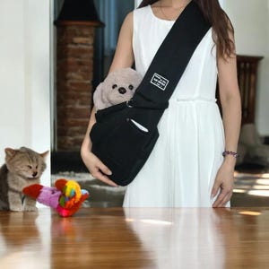 Gemütlicher Haustier Sling Carrier - Freihand-Reisetasche für kleine Hunde und Katzen | Bequeme und tragbare Schultertasche für Abenteuer im Freien