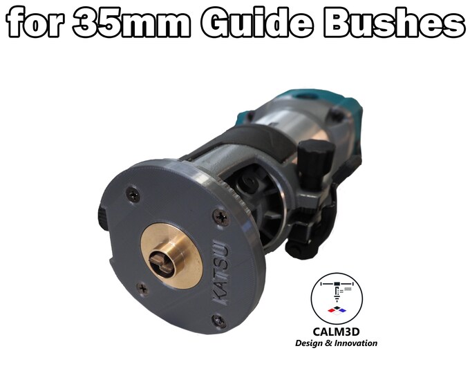 Katsu Compatible Trim Router Base for 35mm Brass Guide Bushes - Etsy