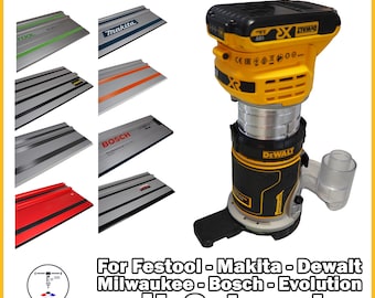 Dewalt DCW600 sub-base for Festool, Makita, Dewalt, Bosch, Milwaukee & Evo rail