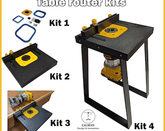 Dewalt DCW600 DCW604 26200 Compact trim router table kits