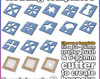 Router templates for door, wall art, cupboards - creative designs