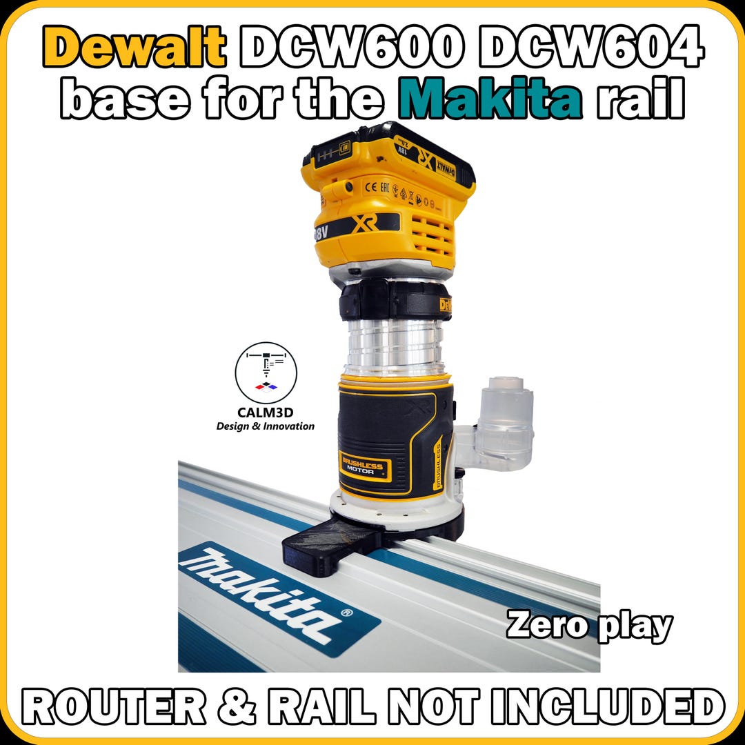 Dewalt DCW600 DCW604 D26200 D26204 Trim Router Sub-base for Use on the ...