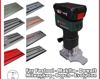 Bosch 18V8 sub-base for Festool, Makita, Dewalt, Bosch, Milwaukee & Evo rails