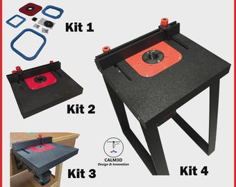 Bosch 18V8 Compact trim table router kits