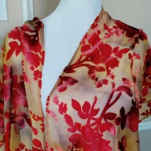SILK Chiffon Burnout Velvet Scarf, Hand Painted, Coper /Raspberry/ Rose Gold, Silk shawl, Bouquet, Velvet shawl, Designer Scarf,Gift for Her