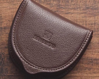 Men's brown leather wallet, vintage style, Father's Day gift, birthday gift for him, men's leather goods