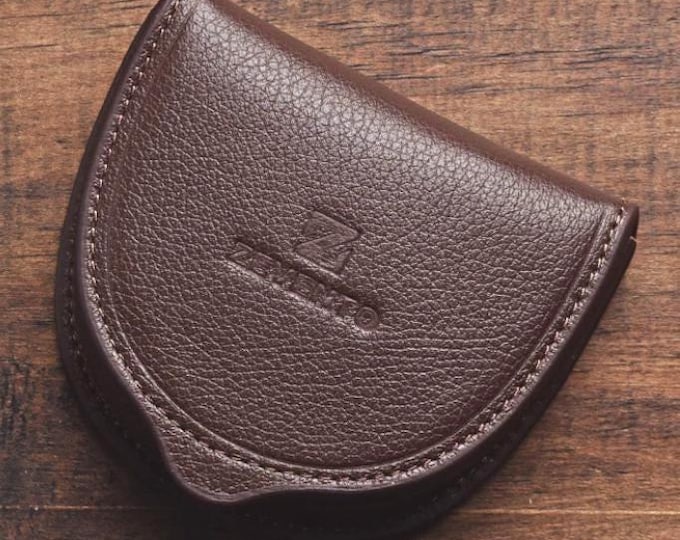 Featured listing image: Men's brown leather wallet, vintage style, Father's Day gift, birthday gift for him, men's leather goods